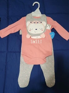 Bon bebe baby girl 4 pc outfit Brand new 3-6 months - Picture 1 of 5