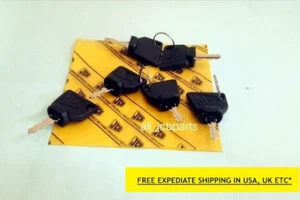 Genuine Jcb Ignition Key 6 Pc. (Part No. 701/45501 331/26790) - Picture 1 of 8