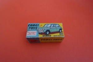 Corgi 226 Morris Mini Minor Blue Boxed Birthday Anniversary Office Toy Gift Car - Picture 1 of 12