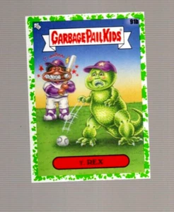 Garbage Pail Kids 2020 35 aniversario Green Border "T.REX" #91b - Imagen 1 de 1