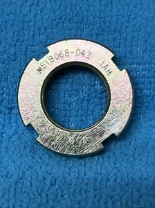 INDIANA AIRCRAFT HRDWR ~ MS19068-042 ~ ROUND PLAIN NUT - Picture 1 of 2