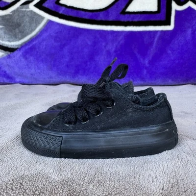 Размер 2c - Converse 714786F младенца Chuck Taylor все звезды низкий верхний кроссовок - Изображение 1 из 4