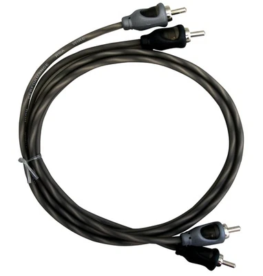 Harmony Audio HA-RCA3 Car Audio 2 Channel Stereo 3 Foot Twisted Pair RCA Cable - Image 1 of 3