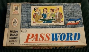 Vintage 1962 Password 12th Edition Board Game 4260 Milton Bradley Complete - Picture 1 of 4