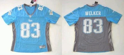RBK NUEVA INGLATERRA PATRIOTAS WES WELKER MUJER AZUL/GRIS VIBRANTE JERSEY M Foto 1 de 4