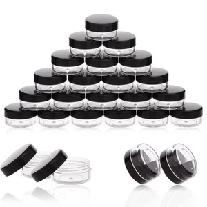 ZEJIA 3 Gramm Probenbehälter mit Deckel 50 Stück kleine Probengläser 3 ml Make-up... - Bild 1 von 8