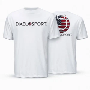 Camisa G1073 DiabloSport Bandera EE. UU. Blanca L - Imagen 1 de 4