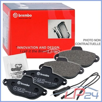 ORIGINAL BREMBO PLAQUETTES DE FREIN AVANT POUR FIAT IDEA 1.3 1.9 06- - Photo 1/2