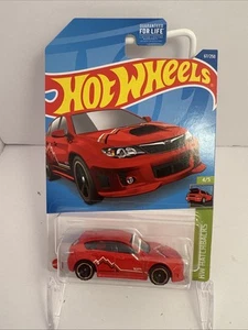 Hot Wheels Hatchbacks Subaru WRX STI 4/5-67/250 rot - Bild 1 von 5