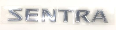  NEW OEM SENTRA Chrome Trunk Lid Emblem 84895ZJ60A for Nissan Sentra 2009-2012 - Image 1 of 4