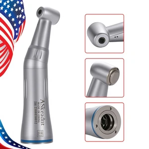 Dental Contra Angle Push Button Type Low Speed Handpiece Inner Water Spray US - Picture 1 of 19