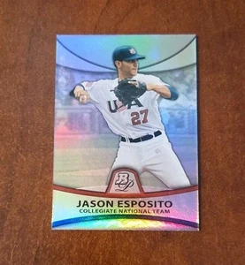 Bowman Platinum Prospects 2010 refractores stock grueso PP34 JASON ESPOSITO/999 - Imagen 1 de 1