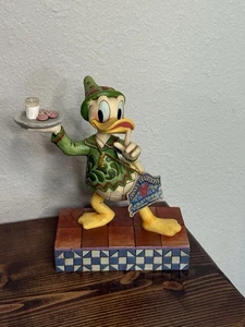 Figura Jim Shore Disney Pato Donald Shhhh Sneaking Milk and Cookies #4023544 - Imagen 1 de 6