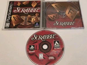 Scrabble Sony PlayStation 1 Black Label completo CIB con manuale pulito testato - Foto 1 di 2