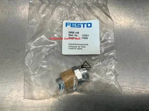 1PC New For Festo GRE-1/8 Exhaust Air Flow Control Valve GRE1/8 10351 - Picture 1 of 4