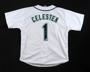 Felnin Celesten Signed Seattle Mariners Jersey (Beckett) D R Shortstop Prospect - Picture 1 of 8