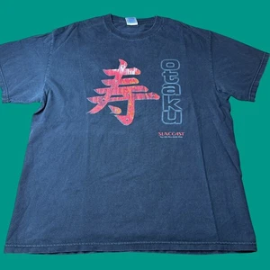 Vtg Tennessee River Mens Suncoast Otaku Staff Graphic Tee T Shirt Black Sz Large - Picture 1 of 7