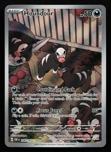 Pokémon Karte Houndour 204/197 Illustration Rare Obsidian Flammen - Bild 1 von 2