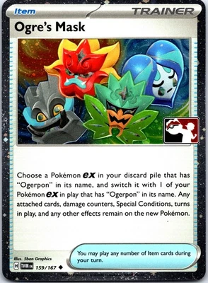 Ogre's Mask 159/167 Prize Pack Series Cards Holo - Image 1 of 2