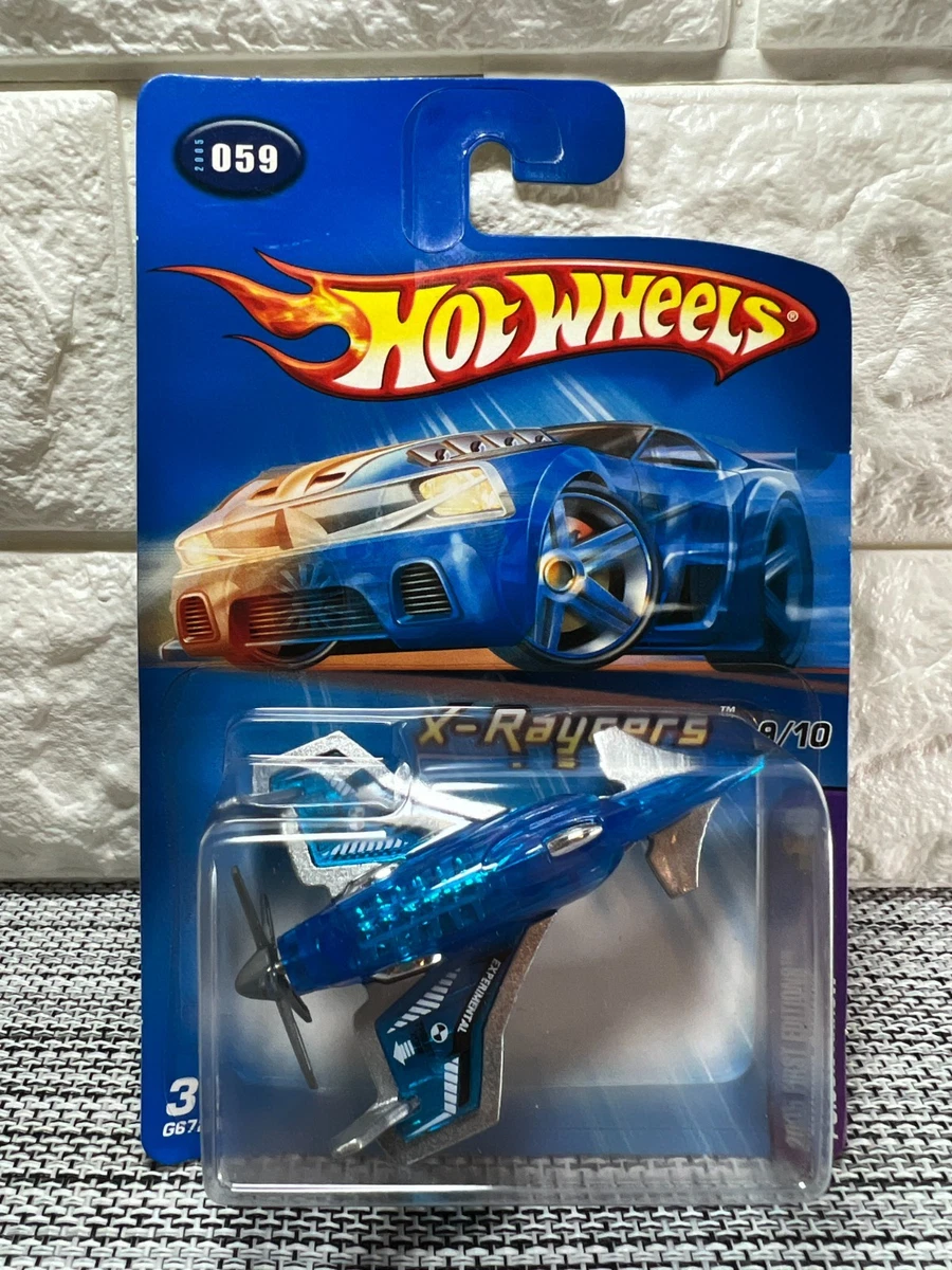Hot Wheels 2005 First Editions X-Raycers Poison Arrow Plane - 1:64 Scale Die Cast Car, Clear Yellow (#059)