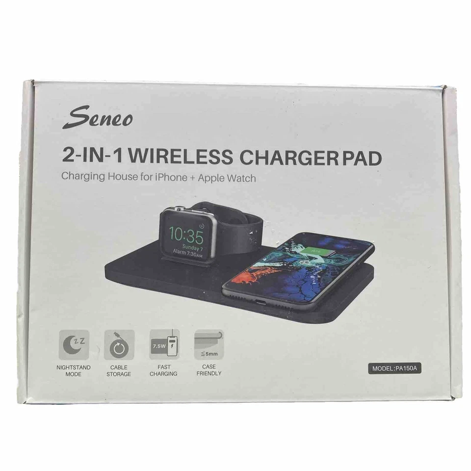 Almohadilla de cargador inalámbrico 2 en 1 Foto 1 de 2