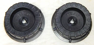2x Teac Vintage NAB Adapter TZ612 schwarz für 26,5cm Aluspulen RAR! - Bild 1 von 2