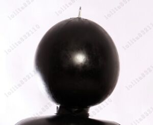 386b Latex Rubber Gummi Inflatable Ball Mask Hood customized unique 0.4mm