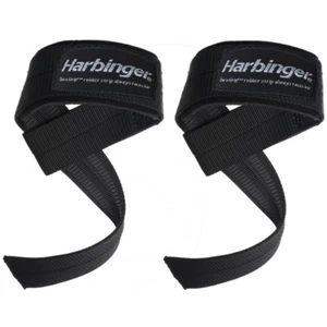 Harbinger Big Grip No-Slip Padded Weight Lifting Straps - Picture 1 of 3