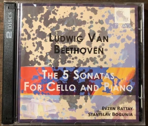 Ludwig Van Beethoven: The 5 Sonatas for Cello and Piano 2-CD Set ~ Pre-Owned - Bild 1 von 4