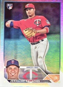 Lámina arco iris #56 Topps Serie 1 2023 Jermaine Palacios Twins RC - Imagen 1 de 1