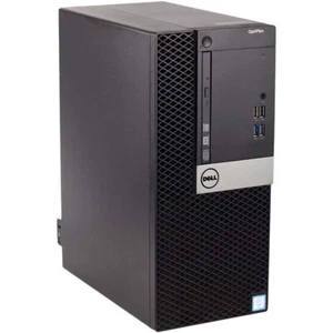 Dell Windows 10 Desktop Intel i7 Computer PC Tower 16GB RAM 480GB SSD Wi-Fi - Picture 1 of 5