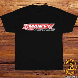 New Manley Performance Power The Winner logo Black/Grey/White/Navy T-Shirt S-5XL - Picture 1 of 11