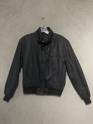 Vintage Members Only Womens Size 13/14 Black Europe Craft Black Hidden Hood - Image 1 of 4