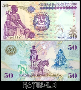 Lesotho 50 Maloti 2001 Pick-17d NEU-UNC - Bild 1 von 1