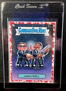 Topps 2023 Garbage Pail Kids WIPED WILL 39b #66/75 Pack Fresh RED PARALLEL Rare - Picture 1 of 2