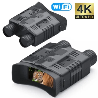 Night Vision HD Zoom Binoculars Portable Outdoor Telescope Optics Hunting Hiking - Image 1 of 4