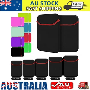 7 8 9.7 10 11 12 13 14 15 17 INCH Sleeve Case Cover Bag For Laptop Tablet iPad - Picture 1 of 19