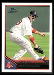 2011 Topps Lineage #145 Adrian Gonzalez - Picture 1 of 2