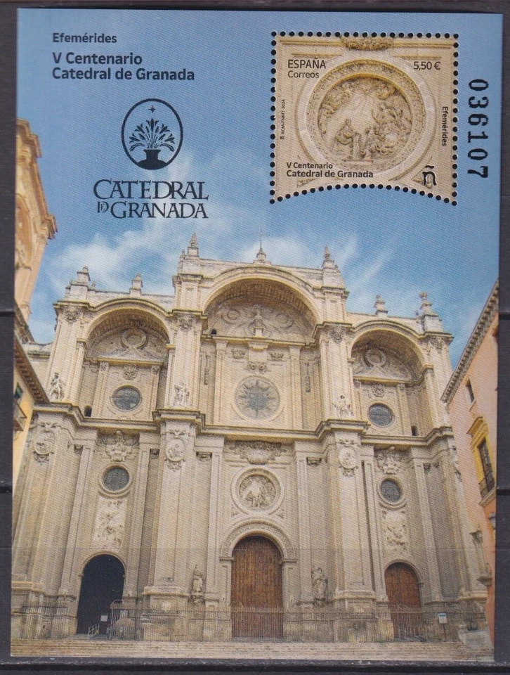 Spain 2024 Architecture, Cathedral, Granada MNH** - Image 1 of 1