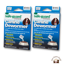 2 Pack Safe-Guard 6 Weeks and Older Dog Canine Dewormer