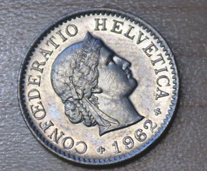 1962 Switzerland 5 Rappen - Picture 1 of 2