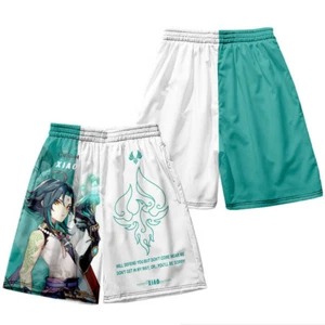 Genshin_Impact_XIAO Casual Beach Shorts Trunks Pants Unisex Adult - Picture 1 of 14