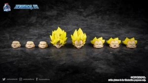 Demoniacal Fit Upgrade Kits Apply To SHF Hair Super Saiyan Yellow Goku Vegeta - Picture 1 of 3