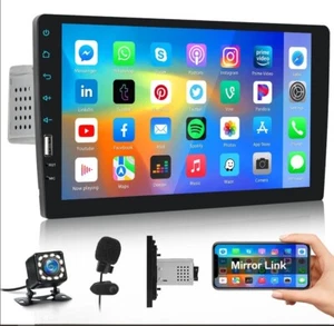 Hikity 1 Din Bluetooth Autoradio con touchscreen da 9 pollici - Foto 1 di 5