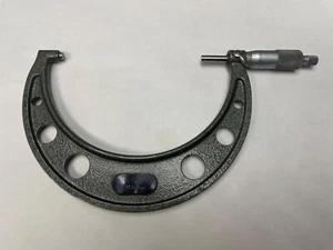 MITUTOYO Tool NO. 103-220A MICROMETER 5-6" .0001" Resolution W Carbide Faces. - Picture 1 of 1