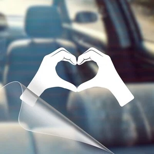 Heart Hands - Linda calcomanía de vinilo inspiradora para coche pegatina de parachoques - Imagen 1 de 8