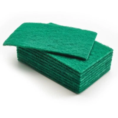 AARDVARK Heavy Duty Scouring Pads Green Scourer Kitchen Industrial Quality Thick Scrubber