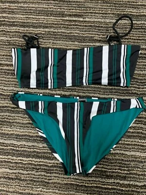 Dolce Vita полоски два изделия бикини размер (верх) средний / (низ) средний  - Изображение 1 из 4