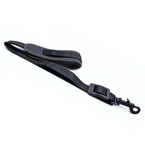 Saxophone Neck Strap Soft Adjustable Leather Padded Sax Neck Strap with Plastics - Picture 1 of 7