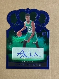 2020-21 CROWN ROYALE YAARON NESMITH RC ROOKIE DIE-CUT BLUE AUTO 33/75 PACERS - Picture 1 of 2